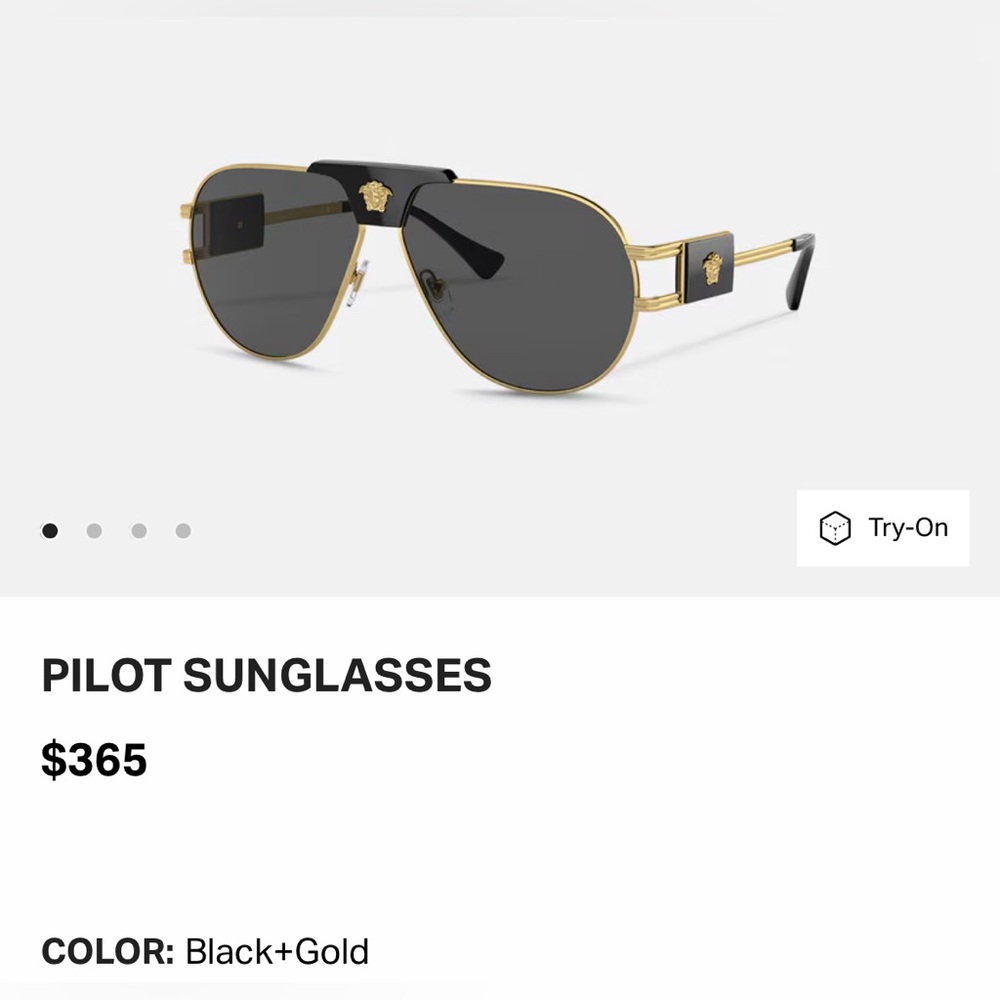 Versace Pilot sunglasses (OPEN TO TRADE)